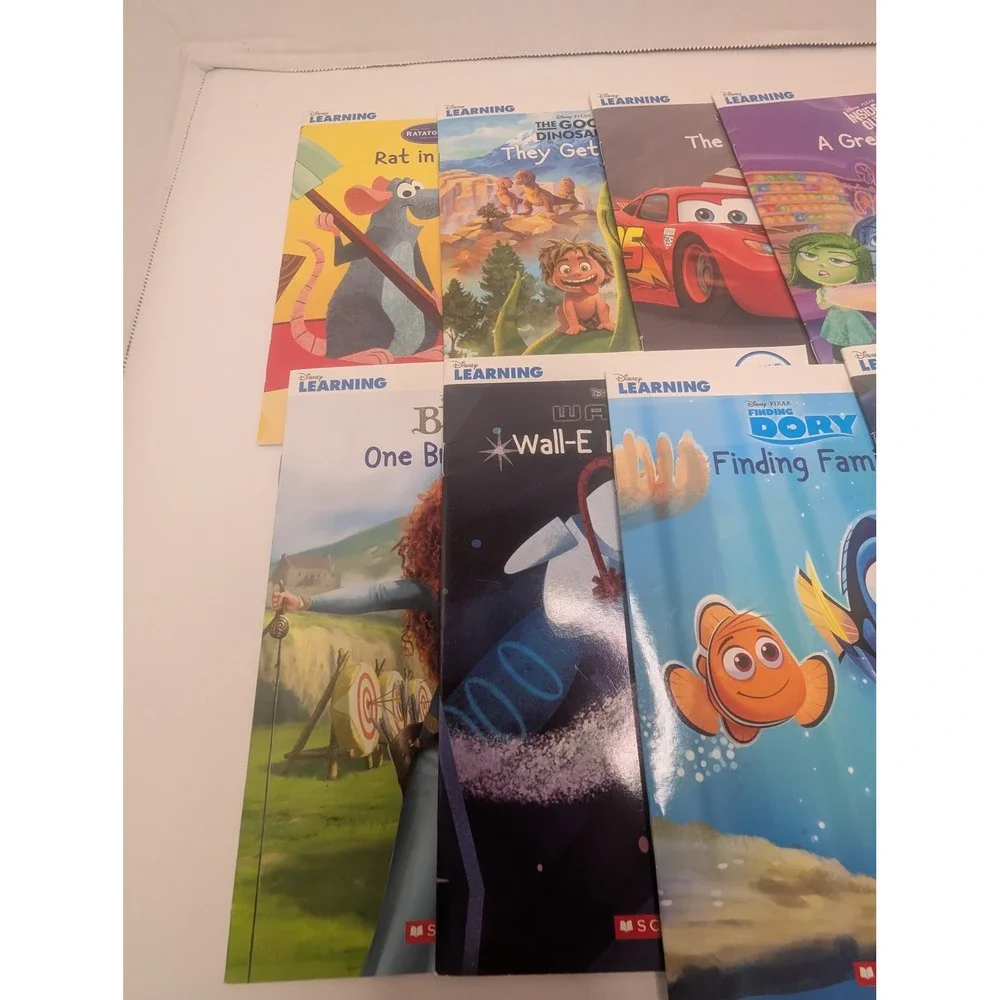 Disney Pixar Phonics Reading Program Scholastic 12 Book Set Kids Learning Early